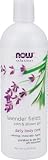 Now Foods Lavender Fields Bath and Shower Gel, 1.20-Pound (Pack of 2)