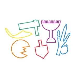 Jewish Silly Bandz Rubber Bands 