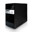 5BAY Matx Mini Twr Blk/slv 400W 9-IN-1 Card Reader HD Audio USB2
