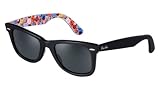 31Yw3c2N4NL. SL160  New Ray Ban 2140 Original Wayfarer 1052 Buttons Pins TOP Black Crystal Green 50 22 RB2140