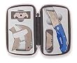 Westward 1YJE2 Folding Knife Kit, 3 1/2, With Tool Bag