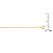 10K Yellow Gold ID Fancy Anklet - 9.5" image 2