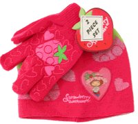 Strawberry Shortcake Winter Hat & Gloves Set