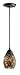 Landmark 60038-1 Trego 1-Light Pendant, 8-Inch, Dark Rust