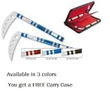 Chrome Stripe Taped Competition Kamas - BLUE - Plus a FREE Deluxe Carry Case Chrome Stripe Taped Competition Kamas - BLUE - Plus a FREE Deluxe Carry Case