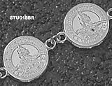 Stanford Cardinal 1/2" "Seal" 7 1/4" Bracelet - Sterling Silver Jewelry