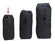3336 Black 21" x 36" Standard Top Load Canvas Duffle Bag