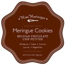 Miss Meringue FAT FREE VARIETY PACK 3 - VANILLA RAINBOW; TAHITIAN VANILLA PETITES; BELGIAN CHOCOLATE CHIP PETITES 5.0 oz. (Pack of 3)