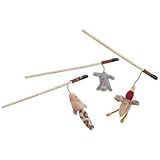 Ethical Skinneeez Forest Friends Wand Cat Toy
