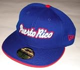 Puerto Rico New Era Blue Fitted Hat Cap