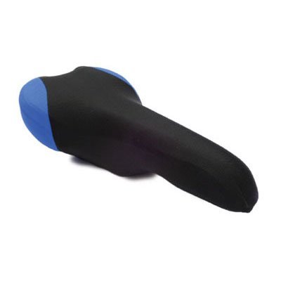 Sunlite Lycra Bicycle Seat Cover, Racing/Mountain, Black/Blue