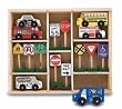 Melissa and Doug Wooden Vehicles and Traffic Signs Play Set Melissa and Doug Wooden Vehicles and Traffic Signs Play Set