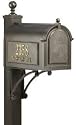 Whitehall Deluxe Superior Streetside Black Mail Box (16298)