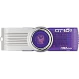 Kingston DataTraveler 101 G2 DT101G2/32GBZ 32 GB USB 2.0 Flash Drive - Purple. 32GB DATATRAVELER 101 GEN 2 PURPLE US USB-FL. External