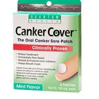 Quantum Health Canker Cover Oral Canker Sore Patch, Mint Flavor, 150mg, 6-Co... by Quantum
