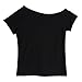FUNOC Womens Short Sleeve Loose White T Shirt Summer Casual Lover Tops Blouse