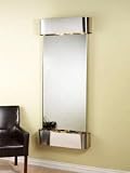 Cascade Springs Stainless Steel with Silver Mirror Wall Fountain