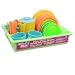 Kiddie Chef-31 Piece Kitchen Playset with Dish Drain