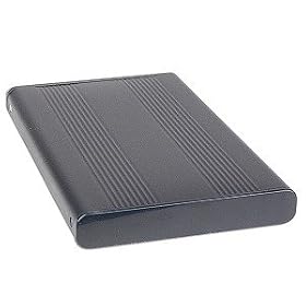 2.5-Inch USB 2.0 Aluminum External SATA Hard Drive Enclosure (Black)