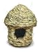 Straw Grassy Hut For Small Animals - 0.5" X 0.5" X 0.5" - Brown