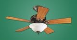 Hunter 44 Ceiling Fan: Eclipse, Provencal Gold, Model # 22562