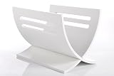 Zeitungsständer News Design Zeitungshalter Weiss zerlegbar