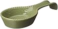 Signature Housewares Sorrento Collection Spoon Rest, Green Antiqued Finish