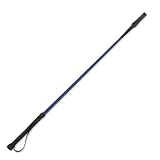 SHIRES シンプルステムウィップ ブラック/ブルー 【乗馬用品】