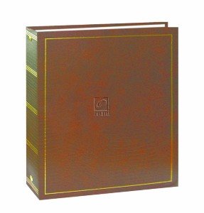 SOLID COVERS, PROMOTIONAL 100 PAGE MAGNETIC 3-RING ALBUM - BROWN - Photo Album