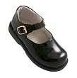 Josmo Toddler Girl's Mary Janes Dress Shoes Patent Black