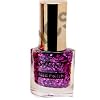 Saffron Glitter Nail Polish 71 Purple
