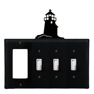 Monazite EGSSS-10 Lighthouse GFI Switch Switch Switch Electric Cover Powder Metal Coated