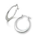 ByJoy 925 Sterling Silver Hoop Earrings DP0078