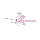 Hunter 20415 Annabelle White Specialty Ceiling Fan 44 Blade Span