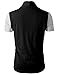H2H Men's Shawl Collar Sleeveless Cardigan with No Button BLACK US XL/Asia 2XL (KMOCASL01)