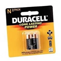 Duracell MN9100B2PK Home Medical Battery, Size N (2 Batteries)