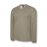 Adidas 2008 Men's ClimaProof V-Neck Golf Wind Shirt - Khaki / White - 991240 (XL)