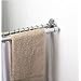 Zenith S-36601-SS Dual Style Screw Mounted Shower Rod in Polished Chrome
