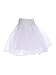 Artwedding Girls 3 Layers Wedding Flower Girl Petticoat