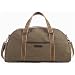 Baekgaard Tan Oilcloth large travel duffel bag 24 by 13 inches