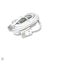 Ex-Pro 5m Telephone cord cable lead RJ11 to BT Plug, suitable for Sky box connection - White. [Crossed 6P4C]