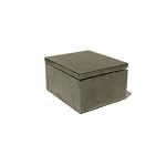 Hematite Box 01 Stone Black Crystal Healing Container Gemstone Rock 1.8