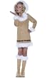 Girls Eskimo Kisses Costume - Child Large 10-12