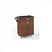 Home Styles Furniture Kitchen Cart in Cherry with Vinyl Laminate Top