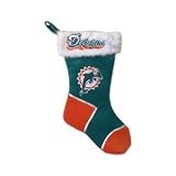 Miami Dolphins NFL Plush Logo Christmas Stocking