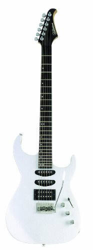 Silvertone Shredder Electric Guitar, Metallic Silver