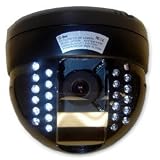 Q-See QPD308 Indoor Dome CCD Camera w/30ft Night Vision (Color)
