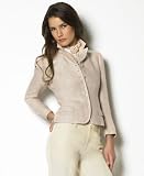 Lauren Ralph Lauren - Lauren Ralph Lauren Petite Silk/Linen Twill Jacket