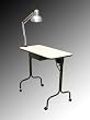 PIBBS Manicure Table Fold Legs with Lamp (Model: 974)