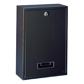 Rottner Indoor Anthracite - Rear Access Steel Post Box Post Box